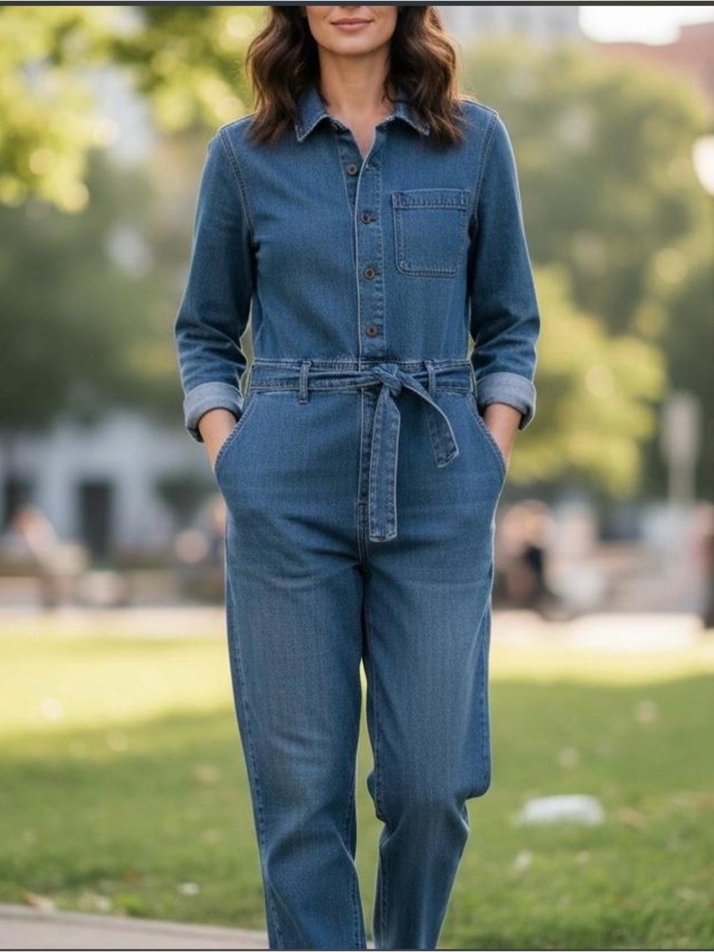 NWT Levi's Heritage Long Sleeve Denim Jumpsuit - Size Medium
